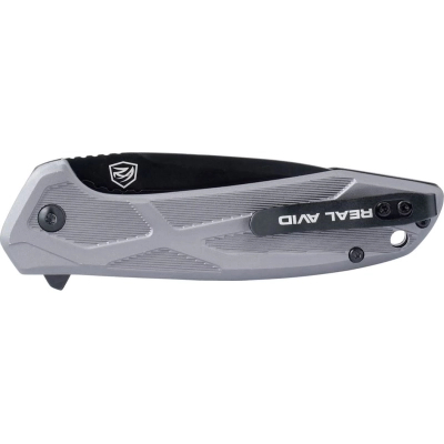 Ніж Real Avid RAV-2 Black Oxide Aluminum Gray Фото 2